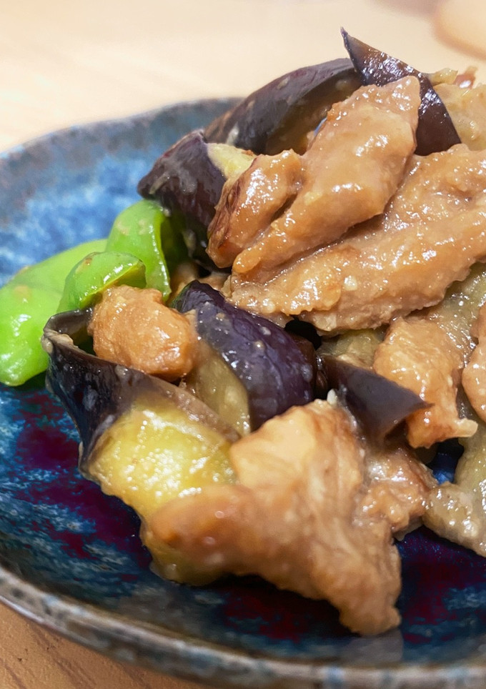 大豆のお肉でナスとピーマンの簡単みそ炒め-レシピのメイン写真