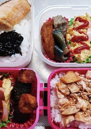 旦那、娘弁当(8/18)-レシピのメイン写真