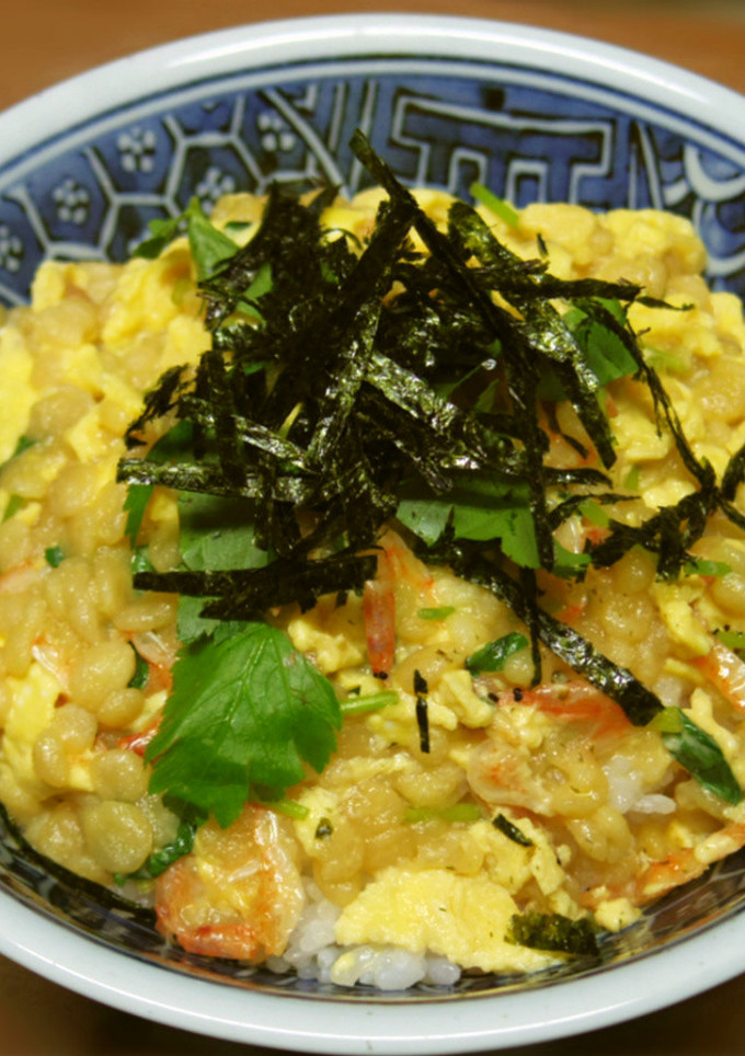 我が家の丼 天玉丼（天かすの卵とじ）-レシピのメイン写真
