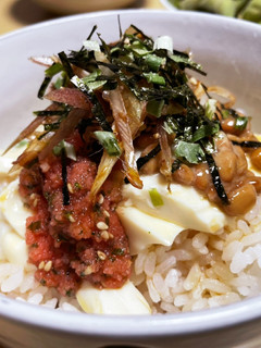 混ぜる!我が家の丼☆豆腐丼-レシピのメイン写真