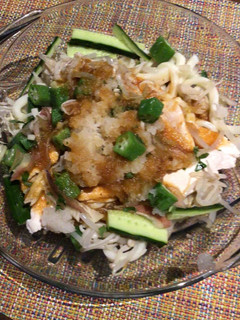 若鳥の冷しゃぶ風うどん-レシピのメイン写真