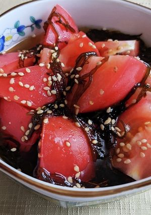 トマトのもずく酢和え-レシピのメイン写真