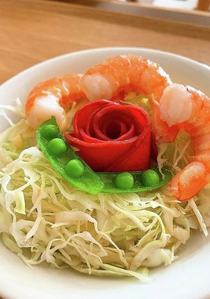 紅くるりの甘酢漬けが薔薇になる-レシピのメイン写真