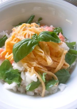 暑い日にぴったり⁈さっぱり焼き鮭丼♪-レシピのメイン写真