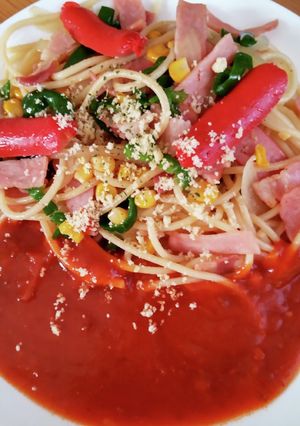 レトルトかさ増し♪あんかけスパゲッティ-レシピのメイン写真