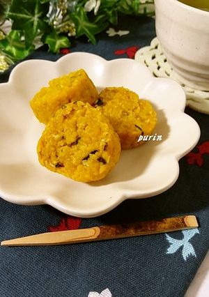 改良版オートミールのかぼちゃ餅-レシピのメイン写真