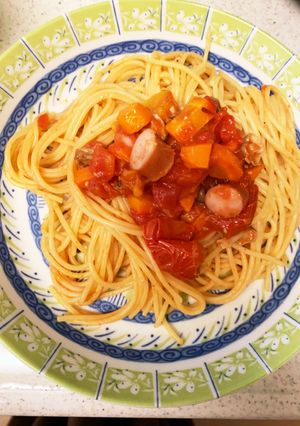おかわりしたくなるトマトパスタ✨-レシピのメイン写真