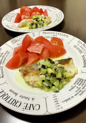 タラのムニエル　キウイソース-レシピのメイン写真