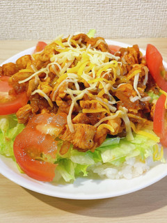 美味い‼️鶏むね肉で作るタコライス☆-レシピのメイン写真