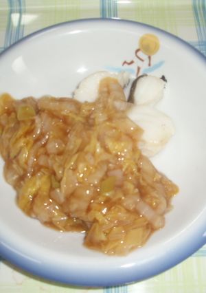白菜タップリの白身魚あんかけ-レシピのメイン写真
