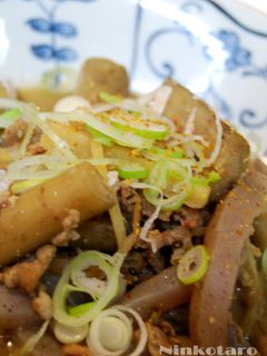 ごぼうとこんにゃくの味噌煮(圧力鍋使用)-レシピのメイン写真