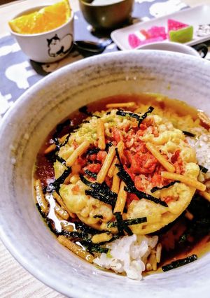 おやぢ的 冷やし天茶-レシピのメイン写真