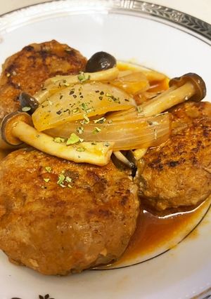 煮込みハンバーグ-レシピのメイン写真