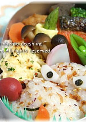 オオカミさん弁当:キャラ弁-レシピのメイン写真