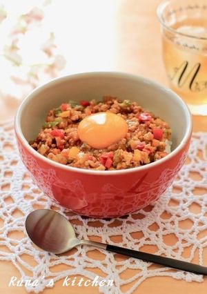 我が家の丼☆キーマカレー丼・お弁当にも-レシピのメイン写真