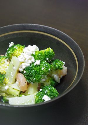 えび＆ブロ＆カッテージチーズサラダ-レシピのメイン写真