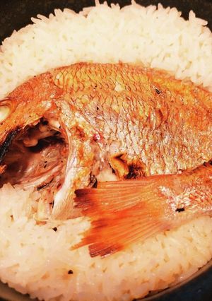 白だしで簡単☆鯛めし(2合分)-レシピのメイン写真