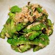 叩ききゅうりとゴーヤの塩昆布・ツナ和え