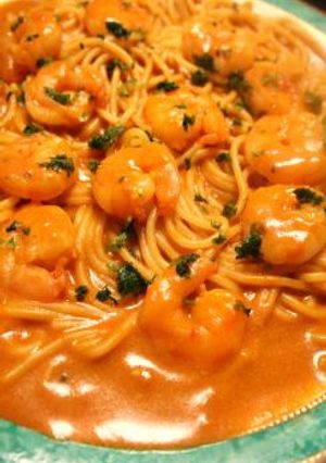 海老のアメリケーヌソーススパゲティ-レシピのメイン写真