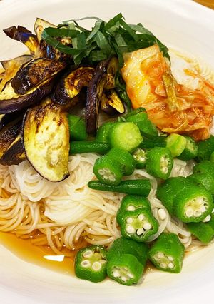夏にさっぱり。我が家のぶっかけ素麺-レシピのメイン写真