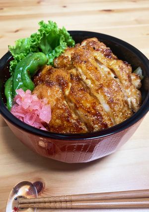 鶏の照り焼き丼-レシピのメイン写真