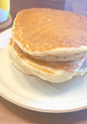 材料3つ！簡単バナナパンケーキ♪-レシピのメイン写真