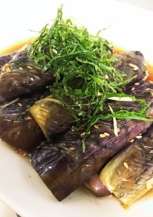 さっぱり冷やしナスの煮浸し-レシピのメイン写真