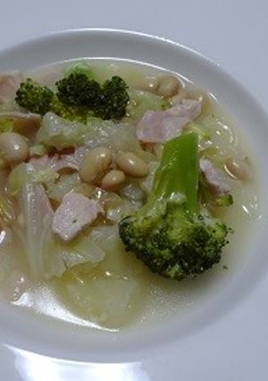 野菜と大豆のチーズスープ-レシピのメイン写真