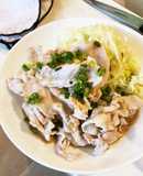 簡単冷しゃぶ　温野菜添え　レシピ投稿祭