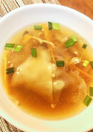 時短！包まないワンタンスープ-レシピのメイン写真