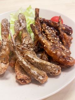ハゼの唐揚げ&ゴハンがススム甘辛味-レシピのメイン写真