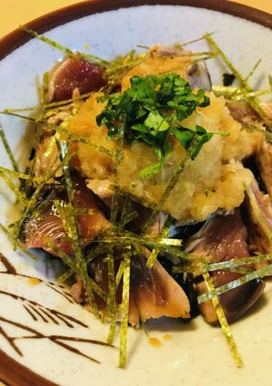 ダイコンおろしたっぷりのカツオのたたき丼-レシピのメイン写真