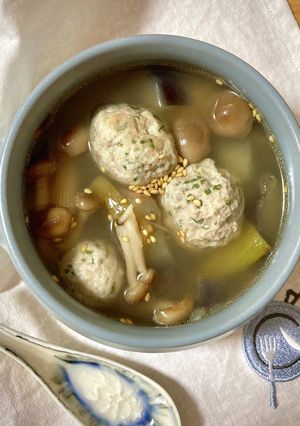 自由度１２０%！大葉香る肉団子スープ-レシピのメイン写真