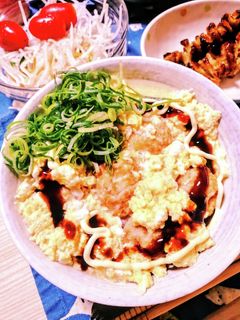 おやぢ的 たこ焼き丼(玉子とじ)-レシピのメイン写真