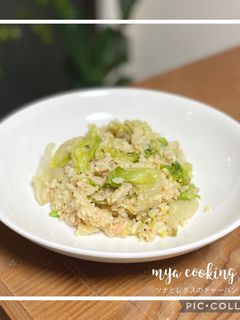 簡単!ツナレタス炒飯-レシピのメイン写真