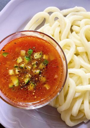 プロ直伝！ガスパチョ風冷やしうどん-レシピのメイン写真