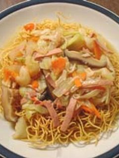 素麺がはじける皿うどん-レシピのメイン写真