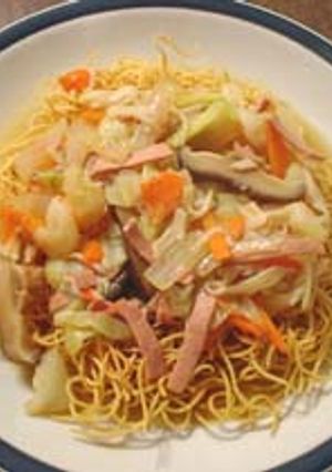 素麺がはじける皿うどん-レシピのメイン写真