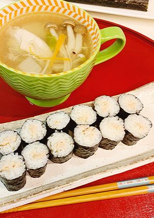 ツナマヨおにぎり細巻き-レシピのメイン写真