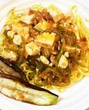 家族も大満足！麻婆豆腐焼きそば