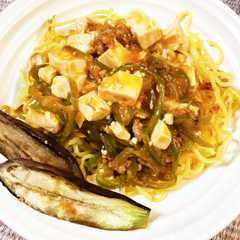 家族も大満足！麻婆豆腐焼きそば-レシピのメイン写真
