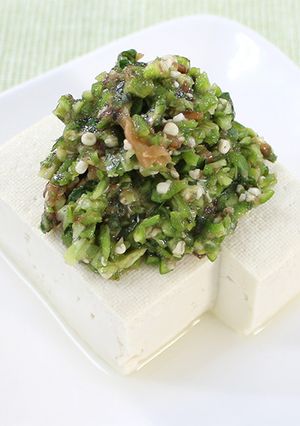 ねばねば~さっぱり●梅オクラ冷奴-レシピのメイン写真