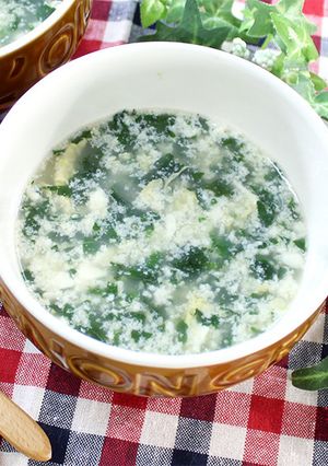 ［糖質制限］モロヘイヤのくずし豆腐スープ-レシピのメイン写真