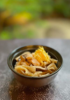 食欲そそる！鶏ときのこの炊き込みご飯-レシピのメイン写真