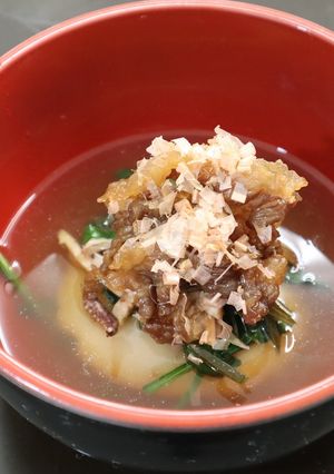 家族の歴史美作の雑煮1(久米南町 N家)-レシピのメイン写真