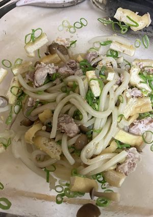 豚と味噌の茹でオガタうどん-レシピのメイン写真