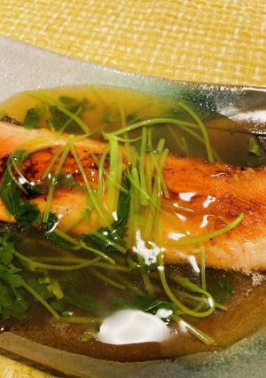 生鮭バター焼の三つ葉あんかけ-レシピのメイン写真
