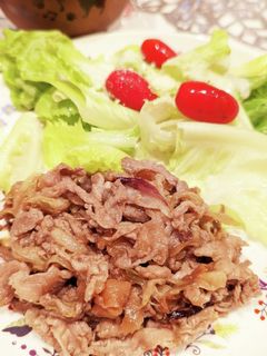 みょうがと豚肉の炒め物~梅風味~-レシピのメイン写真