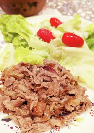 みょうがと豚肉の炒め物~梅風味~-レシピのメイン写真