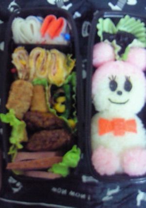キャラ弁　ミニーっチック-レシピのメイン写真